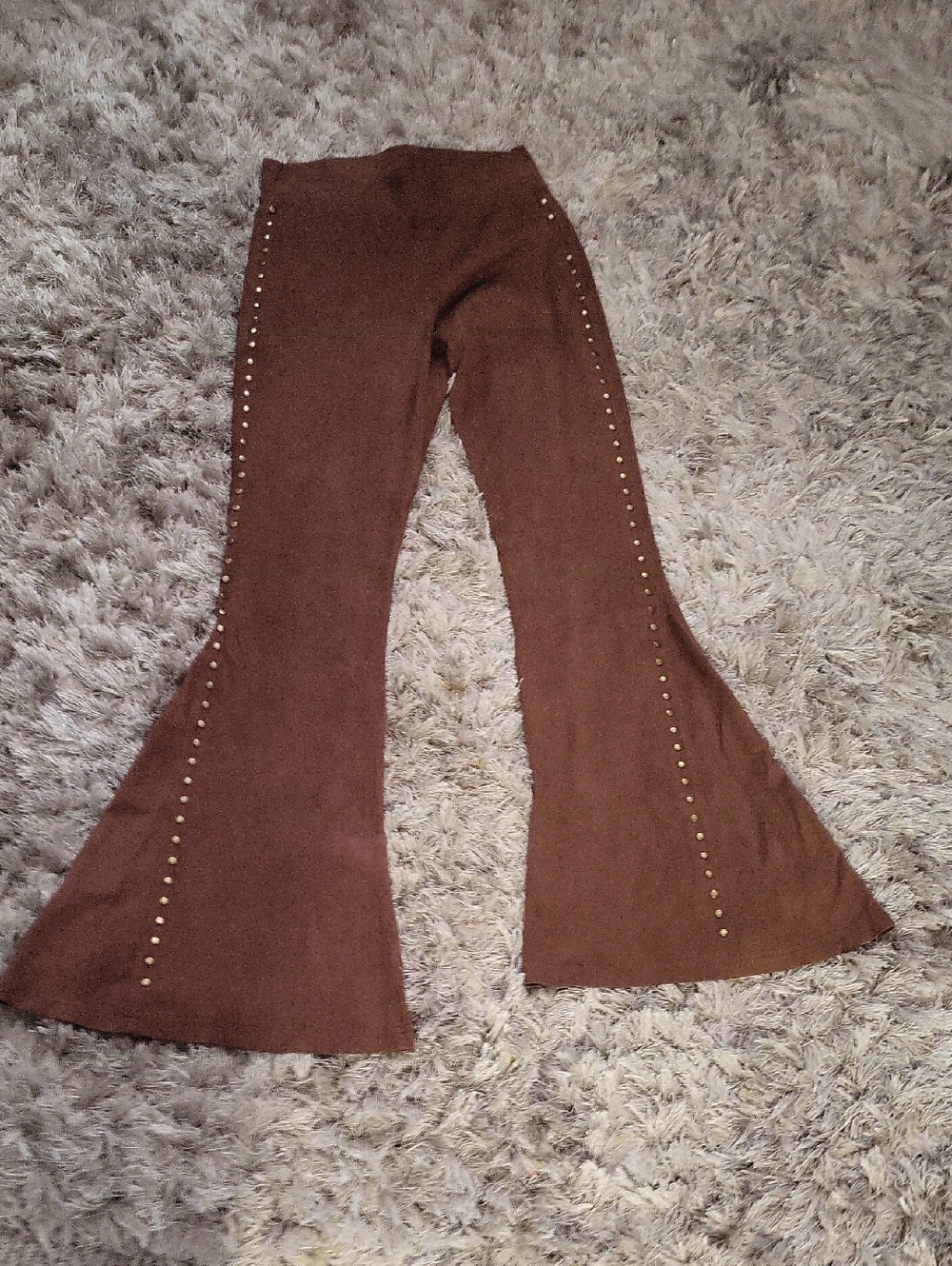 Rock & Roll Cowgirl brown top with black tag and pink logo